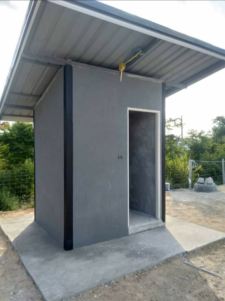 รวม 39 ไอเดียต่อเติม “ห้องน้ำนอกบ้าน” แบบ Outdoor สำหรับรับแขก-ใช้งานในสวน